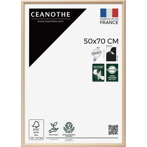 Cadre photo Essentiel exposition brut 50x70 cm