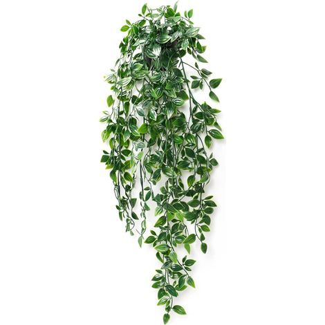 1 Pièces Plantes artificielles Suspendues Feuilles D'eucalyptus avec Pots 65cm de Long Lierre Artificiel sans Entretien pour la Maison Jardin Intérieur Décoration Extérieure (Mandala-1pcs (1/5)