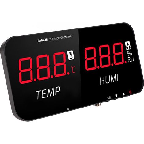 Thermomètre hygromètre industriel pour serre avec écran LED 13 pouces (1/5)