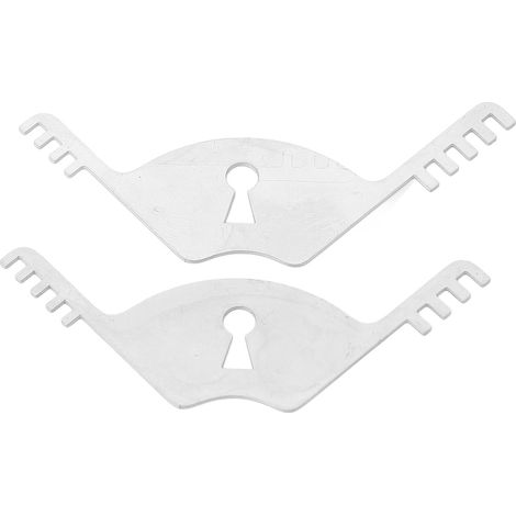 2Pcs Comb Lock Pick Stainless Steel Multifunctional Portable Hand Tool Firefighting Supplies