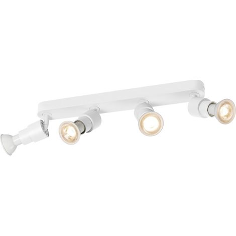 Applique et plafonnier PURI 2.0 Basic long quadruple 6W GU10 blanc - SLV - 1008238