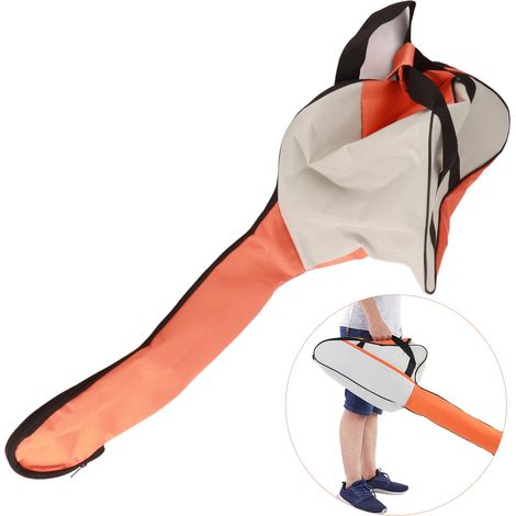 Sac de transport étanche pour tronçonneuse et tondeuse, housse de protection en toile Oxford portable (Orange) (1/5)