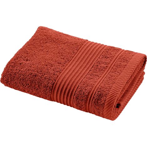 Serviette de toilette 50 x 90 cm Tendresse marsala