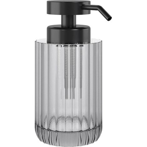 COSMIC Soap dispenser, 300ml, Resistant Glass, Grey, Lido Collection (1/5)