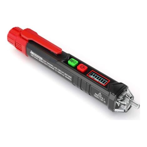 Détecteur de AC Tension Sans Contact avec Bip Alarme Sonore(1 Stylo Testeur)