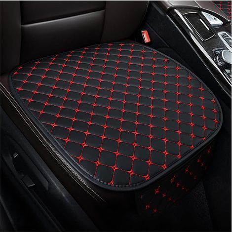 2 Pièces Coussin Siège Auto, Cuir PU Antidérapant, Protection Avant Universel, Confort Voiture Camion (1/5)