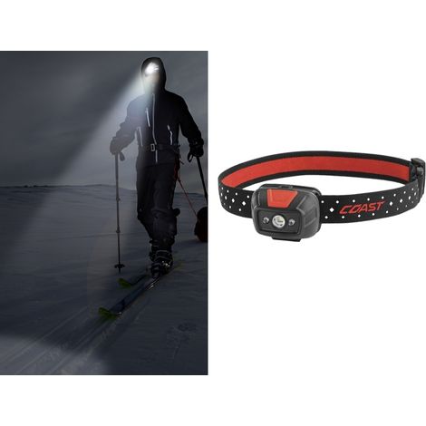 LED Stirnlampe 320 Lumen dimmbar zum Joggen & Camping, Batteriebetrieben (1/4)