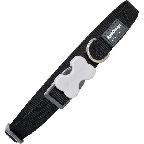 Collar para perro red dingo negro (2,5 x 41-63 cm)