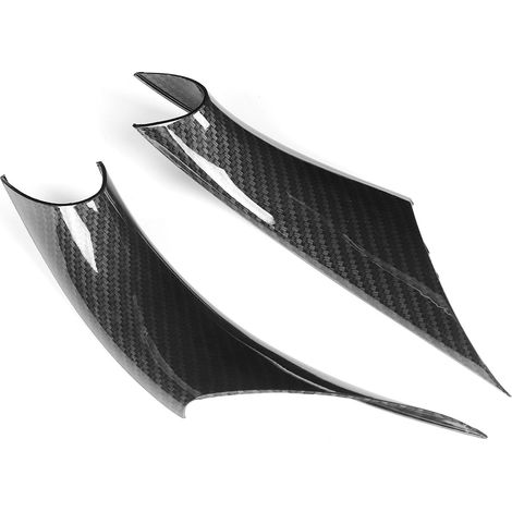 2 piezas de manijas de puerta interiores y cubiertas de capó estilo carbono compatibles con BMW Serie 3/4 F30 F80 F82 F33 (1/5)