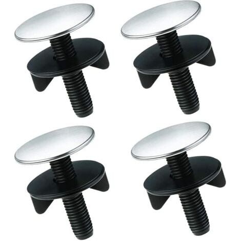4 Pièces Robinet Trou Couvercle, Robinet Couvercle Trou Cuisine, Bouchon Trou Robinet D'évier, Acier Inoxydable Robinet Trou Couvercle pour Accessoires d'Évier Cuisine, Salle Bain à Maison (12-40mm) (1/5)