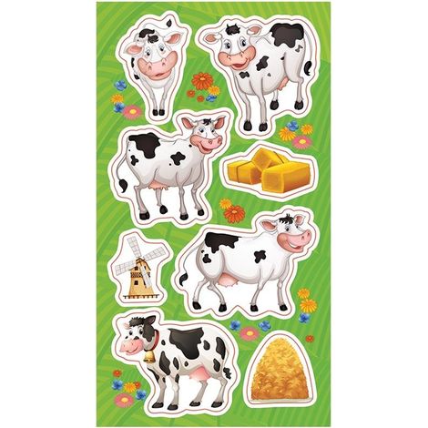 Pegatinas de dulce de az煤car