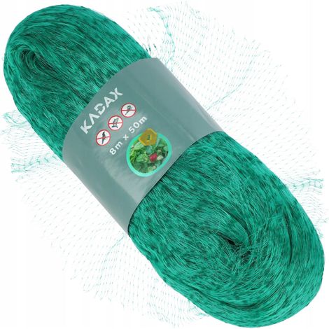 KADAX Vogelnetz engmaschig, Grün, 8 x 50 m