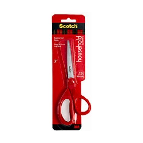 1407 tijera de escritorio y manualidades Universal Corte recto Rojo, Acero inoxidable