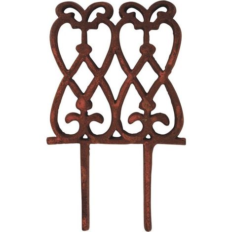 Bordura decorativa modello alto 16x27 cm Ruggine