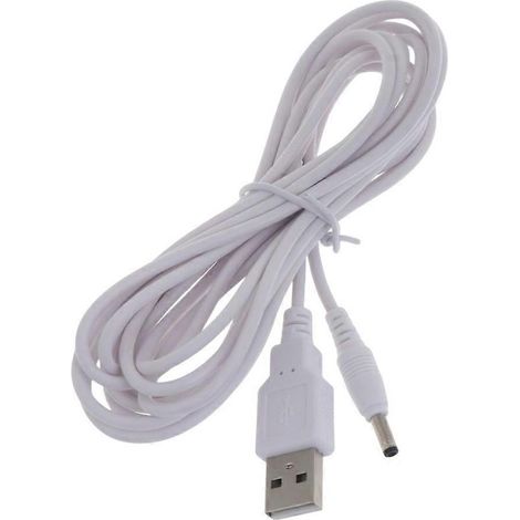 Câble d'alimentation USB Type A mâle vers connecteur femelle 3.5mm x 1.35mm - Longueur 3m (1/4)