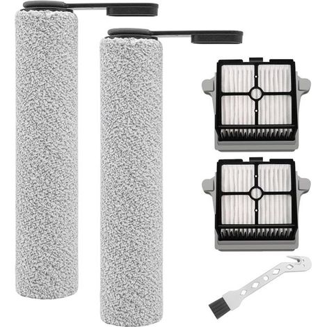 Rouleaux de brosse et filtres HEPA compatibles Tineco S7/S6, 6 pièces (1/5)