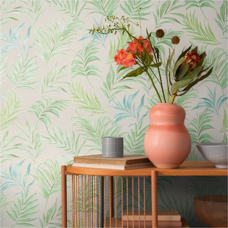 A.S. Creation Vliestapete 10.05 x 0.53 m Livingwalls Dschungel Tapete Grün 791084 Palmen CosmoLiving by Cosmopolitan (1/5)