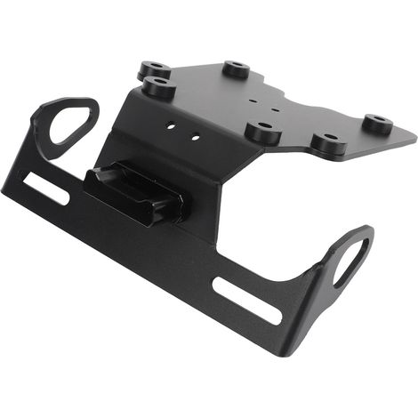 Support de plaque d'immatriculation moto avec éclairage LED intégré, compatible avec TENERE700 2019+ (1/5)