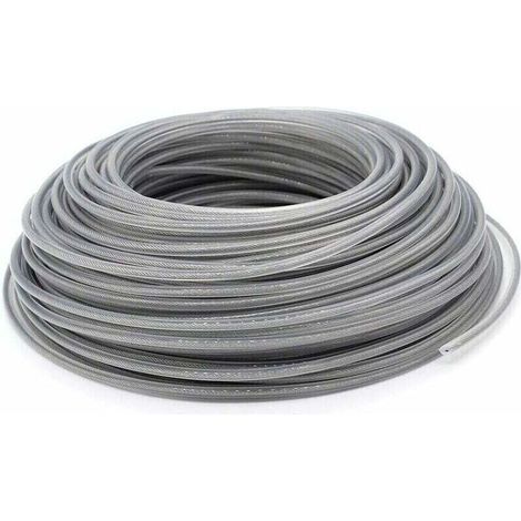 Filo per decespugliatore, filo universale per rifinitura bordi, filo in acciaio da 3,0 mm, filo in acciaio resistente per tosaerba a testina urtata e giardinaggio. (1/4)