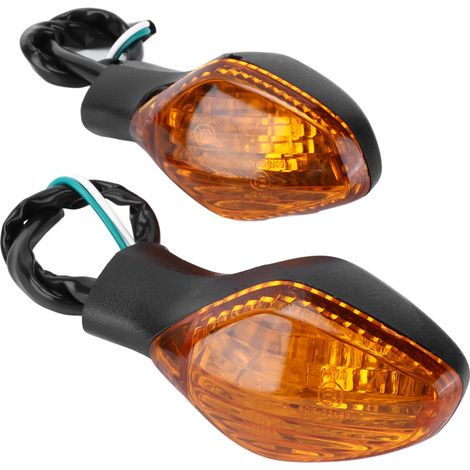 Clignotants LED Moto 12V Ambre pour Honda CBR500 CBR650 CTX700 CRF250L NC700 NC750 MSX125 - Feux Indicateurs de Direction, Kit de 2 (1/5)