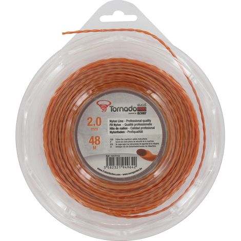 HILO DE RECORTADORA TRENZADO 2,0MM RIF 1517113 COMPATIBLE TORNADO