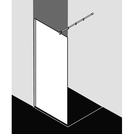 Kermi WALK-IN XB WIW 1400x 2000 BV : 1380-1400 SIMG verre trempé transparent (1/5)