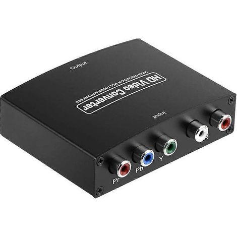 Convertisseur YPbpr vers vidéo composante vers HD compatible convertisseur audio YPbpr+L/R vers compatible