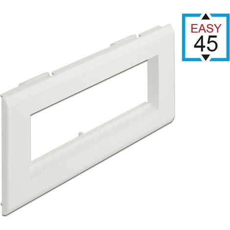 Delock Porta-mÃ³dulos Easy 45 para canal de instalaciÃ³n 175 x 80 mm