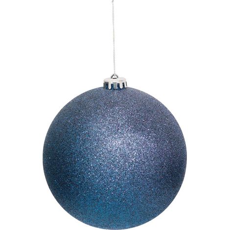 Bdn maxi 150mm blu glitter - Feeric lights & christmas