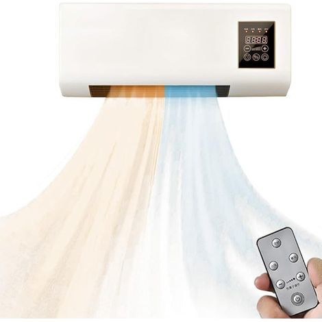 Portable heating/cooling fan, wall fan, without cooling functionHigh quality enhances quality of life. (1/5)