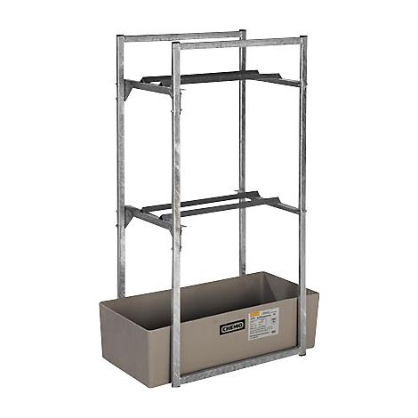 CEMO  722800  CEMO  Rayonnage pour fûts et bidons  avec cuve (1/2)