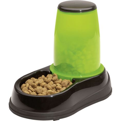 Maelson Feedo 060, Futterspender für Hunde und Katzen - Grün/Schwarz, für 0,6kg (1/2)
