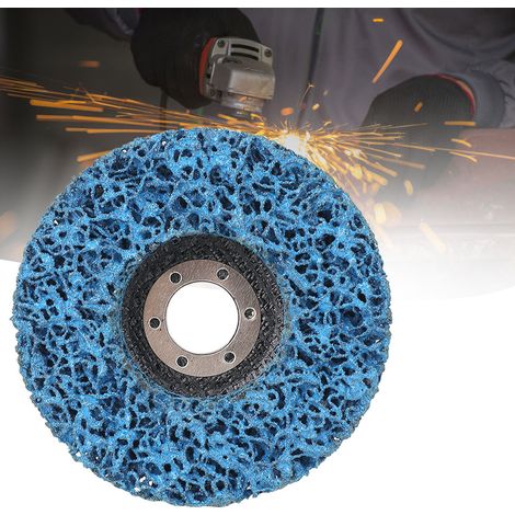 5 disques abrasifs en polyéthylène pour décapage de peinture et antirouille, meule de 125 mm pour meuleuse d'angle (1/5)
