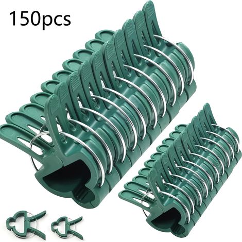 Clips de support réutilisables pour plantes, paquet de 150 pour tomates, concombres et vignes (1/5)