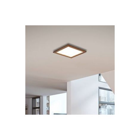 [GEBRAUCHT] B-Ware Lucande Deckenlampe LED Aurinor Hängelampe Lampe dimmbar ořech Ø45cm (1/2)