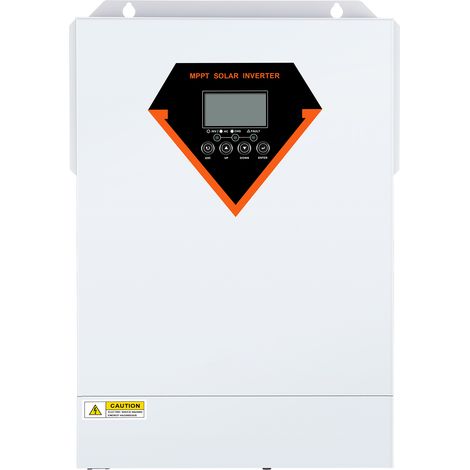 Mophorn 5500W Hybrid-Solar-Wechselrichter, reine Sinuswelle netzunabhängig, 230V AC, integrierter 100A MPPT-Solarladeregler, hybrides Laden von Energieversorgern/Solaranlagen