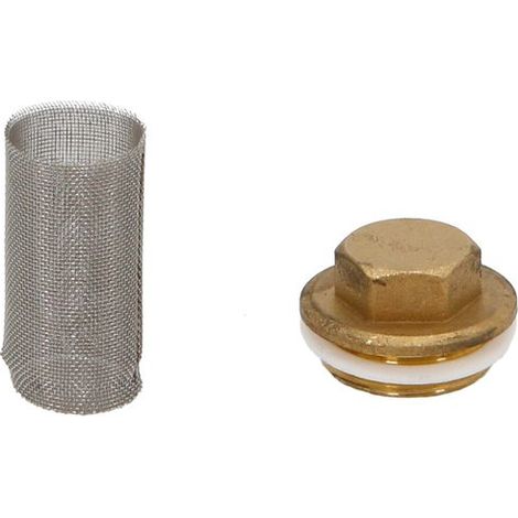 JS OBERTEIL SCHMUTZFAENGER FEINSIEB,DN25,1",MESSING (1/3)