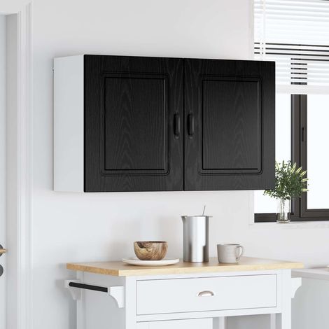 Küchenschrank Kalmar 2 pcs Schwarz Eichen-Optik 50 x 31 x 60 cm