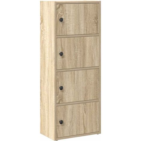 Maison Exclusive - Bücherregal Sonoma-Eiche 40x24x102 cm Holzwerk