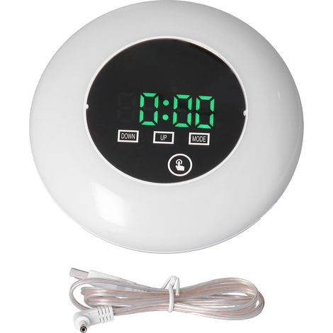 numérique LED horloge miroir thermomètre horloge
