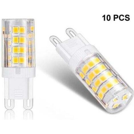 Ampoule LED G9 5W, Equivalent 40W , Blanc Chaud 3000k, 220-240V, 360° angle de faisceau, Pack de 10 (1/4)