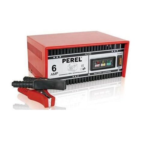 Chargeur - VELLEMAN - 12V - Portable - Protection contre les surcharges - Ampèremètre intégré