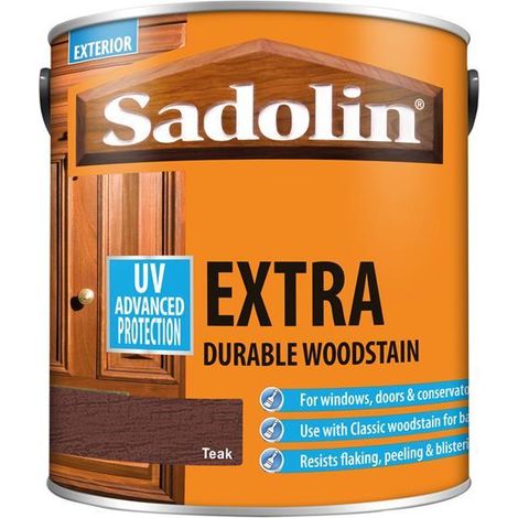 Sadolin 5028535 Extra Durable Woodstain Teak 2.5 litre SAD5028535 (1/3)