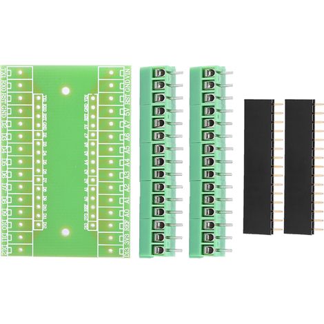 Kit de 3 cartes d'extension compatibles avec Arduino Nano 3.0 (adaptateur de terminal et shield inclus). (1/5)