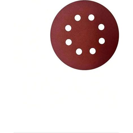 10/30/50 Stück 8 Löcher 125 mm Schleifscheibe für Holz- und Metallbearbeitung, Schleifwerkzeug, Körnung 60 80 220 320 (320G, 10 Stück) (1/5)