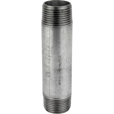 1 Tuyau Acier Galvanisé 3/4", Filetage BSPT, 150cm, Pour Plomberie