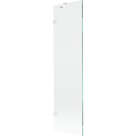 Paroi de douche Mexen Lunar 1 volet 50 x 150 cm, transparent, blanc - 897-050-000-20-00 (1/5)