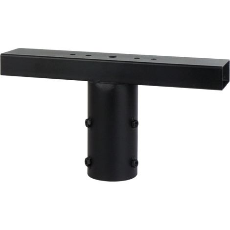 Support de Projecteur T pour Mât d'Éclairage Noir - SILUMEN (1/2)
