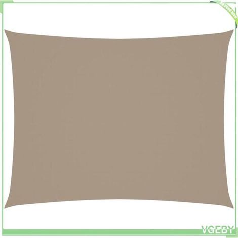 Voile de parasol - FAFEICY - 135420 - Rectangulaire 2x3 m - Tissu Oxford enduit PU - Protection anti-UV (1/5)