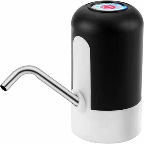 Pompe à bouteille d'eau, distributeur d'eau électrique portable, pompe à eau en bouteille, distributeur d'eau domestique avec fonctionnement par bouton, adapté au camping, à la maison et au bureau.